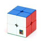 CuberSpeed Moyu Meilong 2x2 M Manyetik çıkartmasız Hız Küpü MFJS MEILONG 2x2x2 M Küp Tutma Sınıfı Meilong 2x2 M Hız Küpü