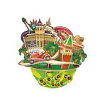 Cubic Fun 3D 64 Parça Las Vegas Şehir Kompozisyonu Puzzle