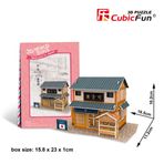 Cubic Fun 3D Japon Sushi Restaurantı 32 Parça Puzzle