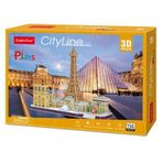 Cubic Fun MC254H City Line Paris Fransa 114 Parça 3D Puzzle