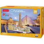 CubicFun 3D Puzzle 114 Parça Puzzle City Line Paris