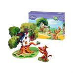 CubicFun Tigger'In Ağaç Evi 46 Parça 3D Puzzle