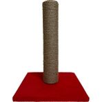 Çubuk Kedi Tırmalama Tahtası 40 cm (Kırmızı) - Ahşap