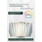 Çubuk Mum Silikon Şeffaf 1 Kg Ince 7,2 X 30 Cm 10W Ve 20W Tabancalar İçin