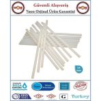 Çubuk Mum Silikon Şeffaf - 7.4X300MM Ince - 10 Adet