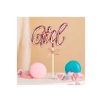 Çubuklu Pasta Üstü Süs Boy Pembe, 45346345