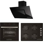Cucinox Mfa 614 - Gls 640 - F18 Siyah Ankastre Set