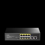 Cudy FS1010PG 8 Port 120 W Full PoE 10/100 2 Uplink Yönetilemez Switch