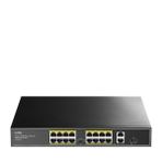 Cudy FS1018PS1 16 Port 10/100 1-SFP 200 W Full PoE Yönetilemez Switch