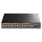 Cudy Fs1026ps1 300w Poe+ 24 Port 10/100mbps+ 2 Port 10/100/1000mbps Gigabit+1 Port Sfp Switch