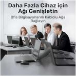 Cudy Fs105 5-Port 10/100Mbps Metal Kasa Masaüstü Switch, Tak Çalıştır, Duvara Monte Edilebilir Tasarım, Fansız Sessiz Çalışma, Ev Ofis Için Ethernet Çoklayıcı