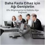 Cudy Fs108 8-Port 10/100Mbps Metal Kasa Masaüstü Switch, Tak Çalıştır, Duvara Monte Edilebilir Tasarım, Fansız Sessiz Çalışma, Ev Ofis Için Ethernet Çoklayıcı