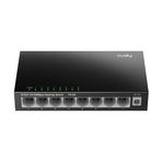 Cudy FS108 8-Port 10/100Mbps Metal Kasa Masaüstü Switch, Tak ve Çalıştır, Duvara Monte Edilebilir Tasarım, Fansız Sessiz Çalışma, Ev ve Ofis için Ethernet Çoklayıcı