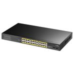 CUDY GS1028PS2 24 Port 10-100-1000 Yönetilemez 2 SFP (1GB) Rack mount (24 Port Poe+) 300W Switch