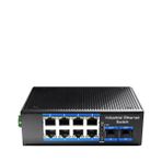 Cudy IG1008S2P 8 Port Gigabit 2-SFP 240 W Full PoE Endüstriyel Yönetilemez Switch