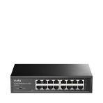 Cudy Switch 16 Port Gs1016 10/100/1000Mbps Vlan&Extend Mode 8" Rock-Mount Çelik Gigabit Ethernet