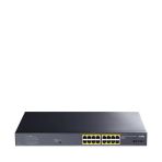 Cudy Switch 16 Port Gs1020ps2 10/100/1000Mbps 2*Sfp Vlan&Extend 200W 19" Rock-Mount Poe+ Ethernet