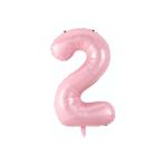 CUGY FOLYO BALON RAKAM HELYUM UYUMLU 76 CM PEMBE RENK