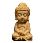 CUICUI Geliştirilmiş Versiyon Buda Silikon Mum Kalıp Reçine Epoksi El İşi Süslemeleri Kalıp Aromaterapi Alçı Heykel Kalıp 40x35x85 mm