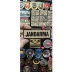 Çukurova Ütü Bizon Derisinden Compat Şapka Için ''Jandarma'' 7 Cm X 2 Cm Peç, Jöh, Komando, Cırtlı,