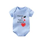 culbutomind Bebek tulumu anne ve baba sevgili sevimli eğlenceli bebek hediyeler doğum bebek büyüme pijama erkek yeni doğmuş kız kıyafeti, Mavi Gp, 0-3 ay