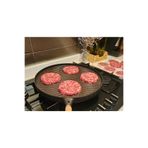 Culinal Çift Taraflı Döküm 36cm Bazlama Pizza Grill Gözleme Tavası