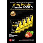 CULINARY CRAFTS Ronic Nutrition Whey Protein Tozu Ultimate 4000 G Kas Yapılanmasına Yardımcı Protein Tozu (ÇİLEK AROMALI) Hd-03