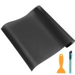 Culinavog 30 x 200 cm kendinden yapışkanlı vinil araç folyosu, plastik kazıyıcılar, boya koruma folyosu, otomobil, motosiklet, bisiklet için, şeffaf araç koruma folyosu, mat, çizilmeye karşı koruma