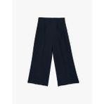 Culotte Fit Kısa Geniş Paça Kumaş Pantolon