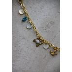 CULTE Hooked Summer - Çift Kancalı Zincir ve Deniz Temalı Çanta Charmı, Çanta Aksesuarı, Süsü