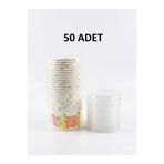 Cup 50 Adet Kapaklı Karton Çorba Kasesi 16 Oz – Sızdırmaz Take Away Çorba Kabı – Paket Servis Uyumlu