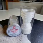 Cup Cake | Sufle Kapsülü | Muffin Kapsülü Beyaz Asetatlı 20 Adet (50X45)