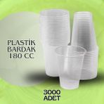 Cup Plastik(Pet) Bardak 3000 Adet