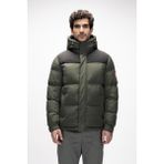 Cup Soluk Yeşil Puffer Kapüşonlu Erkek Mont - Soluk Yeşil - XL
