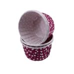 Cupcake Kalıbı Büyük Boy 62*40 Mm (100 Adet) Puantiyeli Mor