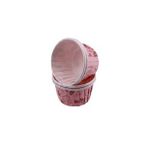Cupcake Kalıbı Büyük Boy 62*40MM DESENLİ - 50 Adet Pembe Mutfak Desenli