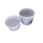 Cupcake Kalıbı Büyük Boy Düz Renk 62*40 Mm - 100 Adet Gri
