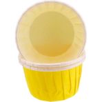 Cupcake Kalıbı Büyük Boy Düz Renk 62*40 MM (100 Adet) Sarı