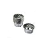Cupcake Kalıbı Minik Boy 38*30 Sufle-Muffin Kek Kalıbı - 24 Adet Gümüş