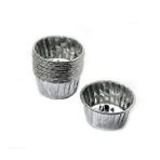 Cupcake Kalıbı Minik Boy 38*30 Sufle-Muffin Kek Kalıbı - 50 Adet Gümüş