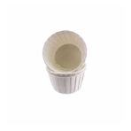 Cupcake Kalıbı Minik Boy Düz Renk 38*30 MM - 100 Adet Beyaz