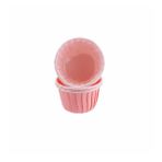 Cupcake Kalıbı Minik Boy Düz Renk 38*30 MM - 100 Adet Pembe