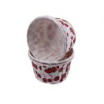 Cupcake Kalıbı Orta Boy 50*39 MM DESENLİ - 100 Adet Çilek Desenli