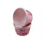 Cupcake Kalıbı Orta Boy 50*39 Mm DESENLİ - 50 Adet Pembe Mutfak Desenli