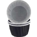 Cupcake Kalıbı Orta Boy Düz Renk 50*39 MM (100 Adet) Siyah