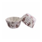 Cupcake Kalıbı Pet Kapsül Kek Kalıbı 48X34 MM - 100 Adet Sarmaşık Desenli
