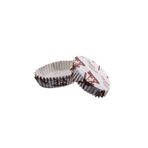 Cupcake Kalıbı Pet Kapsül Oval Ruzgar Türübünü Desenli Kek Kalıbı - 100 Adet F11