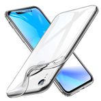 cupcase iPhone XR Kılıf Kapak Lazer Kesim Tam Şeffaf Silikon