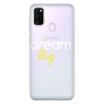 Cupcase Samsung Galaxy M30s DreamBig Desenli 4K Ultra HD Esnek Kapaklı Silikon Cep Telefonu Kılıf