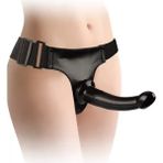 Cupidon Cupide 18cm Black Magic Belden Bağlamalı Strapon Siyah Yapay Dildo